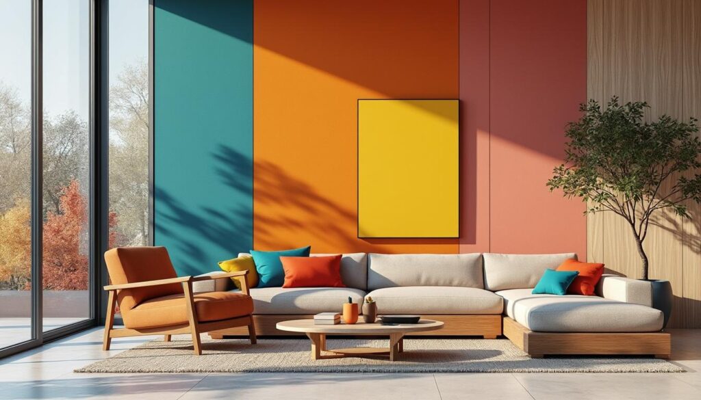 découvrez comment la recette 60-40 réinventée pour 2025 allie ambiance épurée et éclats colorés pour un intérieur moderne et harmonieux.