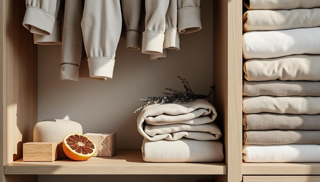 découvrez nos astuces naturelles pour parfumer délicatement votre linge dans les armoires et garder une fraîcheur agréable sans produits chimiques.