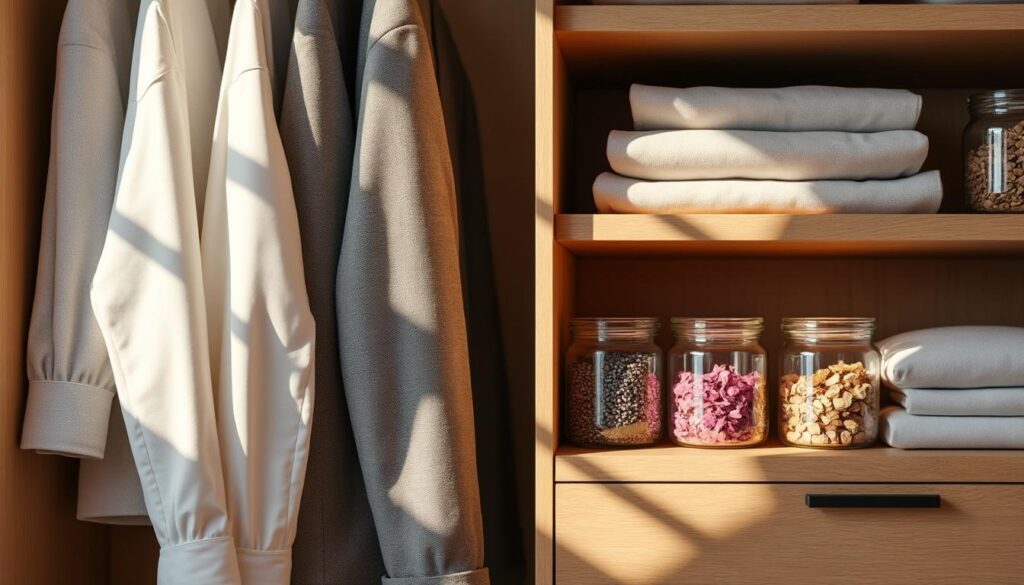 découvrez des astuces naturelles pour parfumer délicatement votre linge dans les armoires, en utilisant des méthodes simples et écologiques pour un parfum frais et agréable.