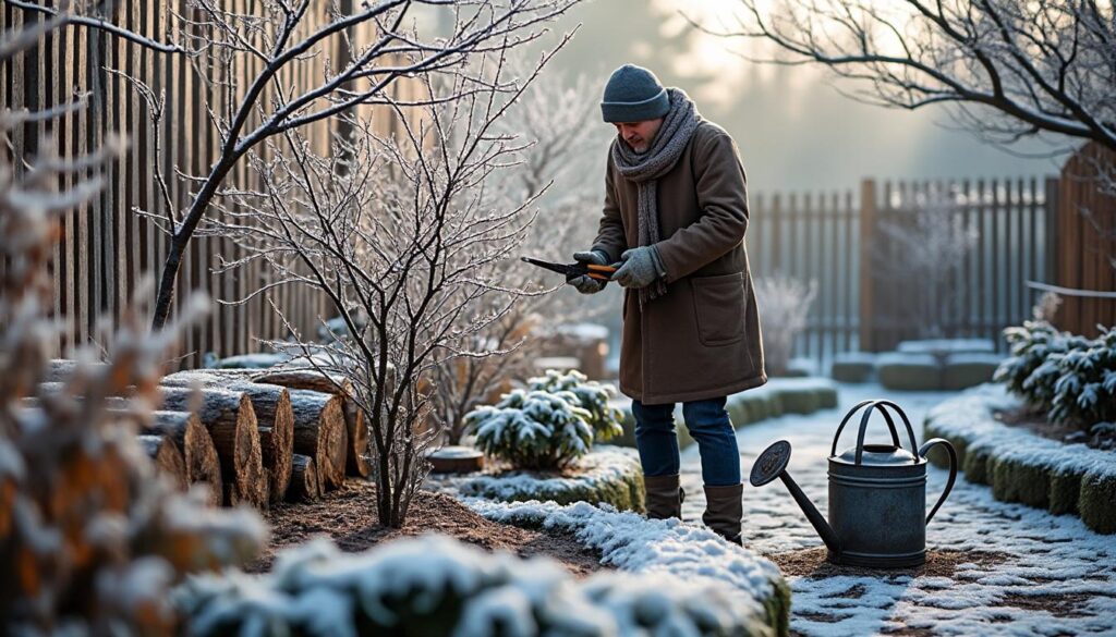 découvrez les gestes essentiels pour entretenir votre jardin en hiver et assurer un redémarrage parfait au printemps. conseils pratiques pour protéger vos plantes et préparer le sol.