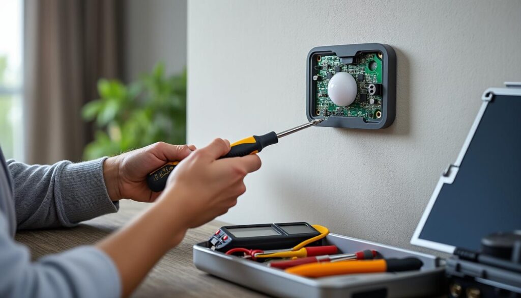 découvrez notre guide pratique pour diagnostiquer et réparer facilement les pannes courantes de votre détecteur de mouvement, afin d'assurer son bon fonctionnement et votre sécurité.