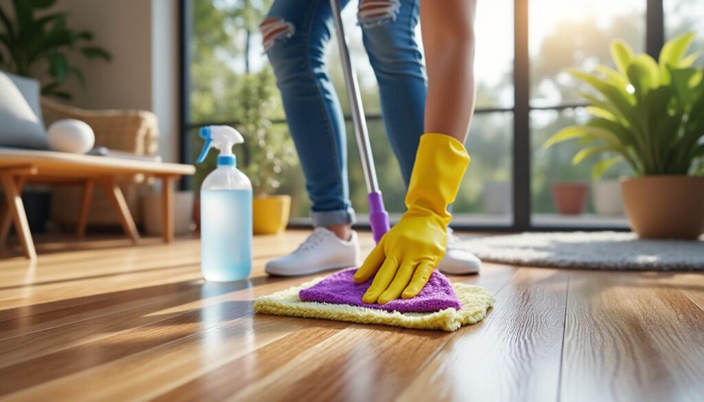 découvrez les meilleures astuces pour nettoyer votre parquet flottant efficacement tout en préservant sa beauté et sa durabilité. conseils pratiques et produits adaptés pour un entretien sans risque.