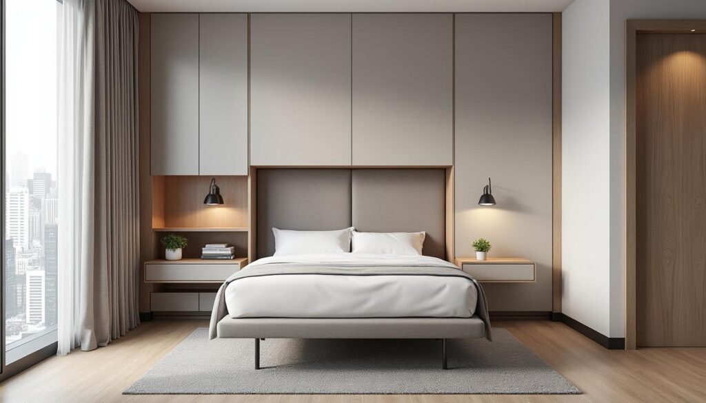 découvrez des astuces ingénieuses pour optimiser l'aménagement de votre lit dans une petite chambre et maximiser chaque centimètre d'espace disponible.