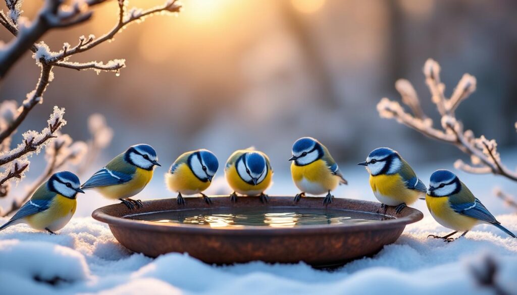 découvrez comment une simple coupelle d'eau placée dans votre jardin peut aider les mésanges à survivre aux rigueurs de l'hiver en leur offrant une source essentielle d'hydratation.