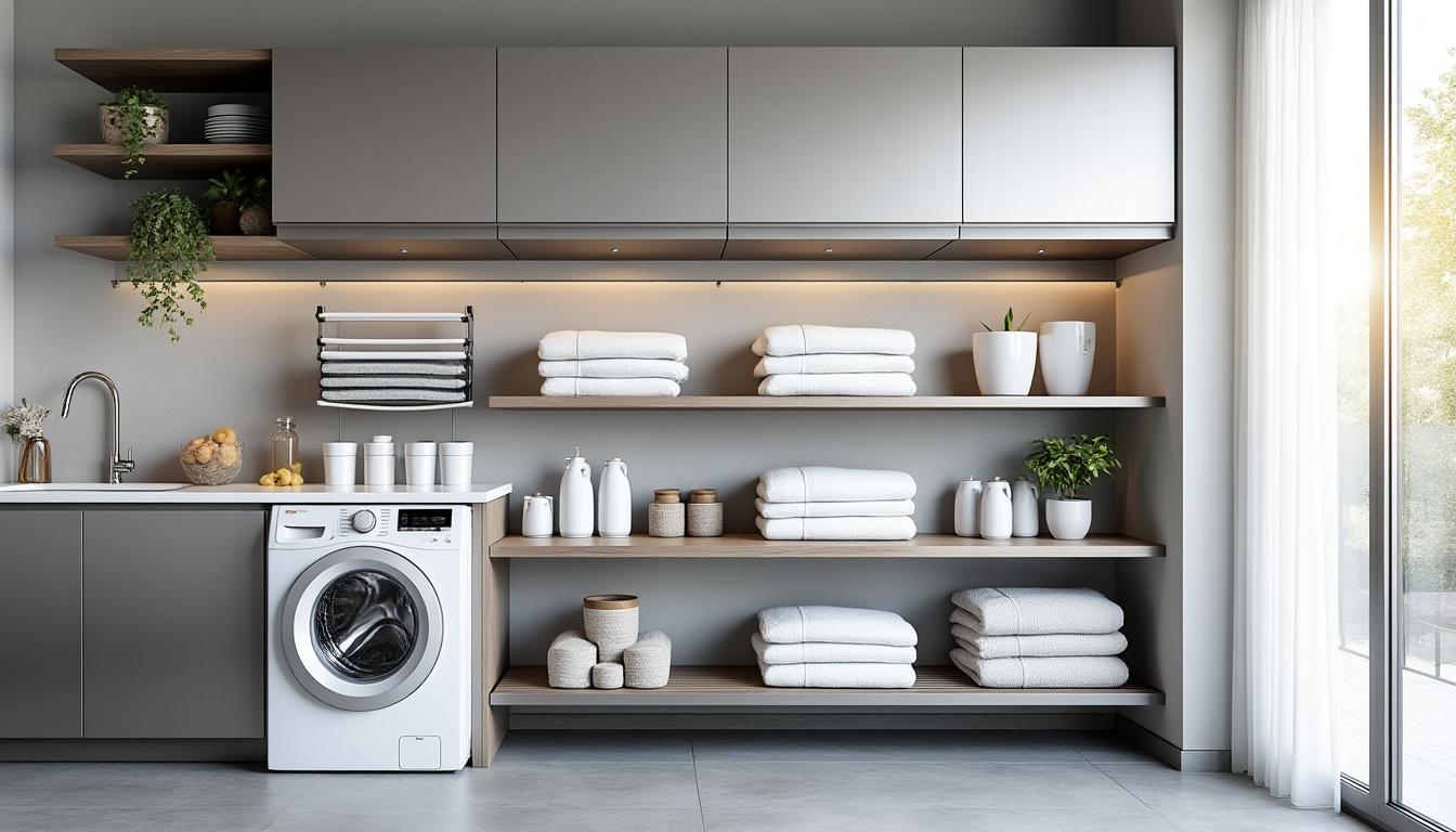 Buanderie : 5 astuces ingénieuses pour optimiser votre espace de rangement sans aucun chantier 2 découvrez 5 astuces ingénieuses pour optimiser votre buanderie et maximiser votre espace de rangement sans travaux ni chantier.