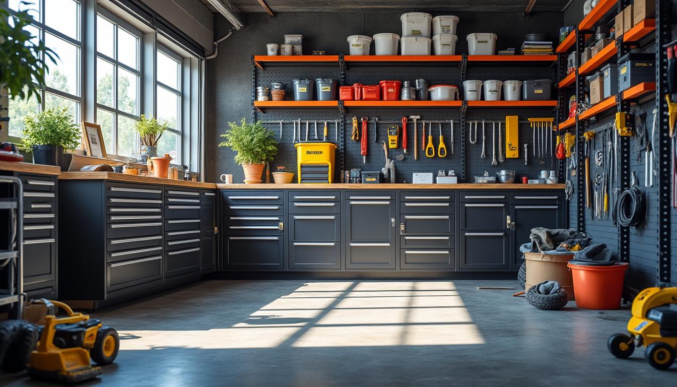 garage encombré ? découvrez des astuces pratiques et ingénieuses pour optimiser votre espace de rangement et gagner de la place sans entreprendre de travaux de rénovation.