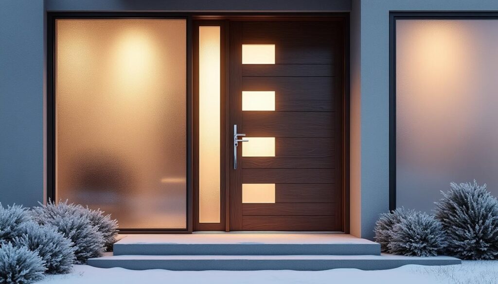 découvrez notre porte d’entrée isolante qui réduit vos pertes de chaleur jusqu’à 20%, pour un confort optimal et des économies d’énergie toute l’année.