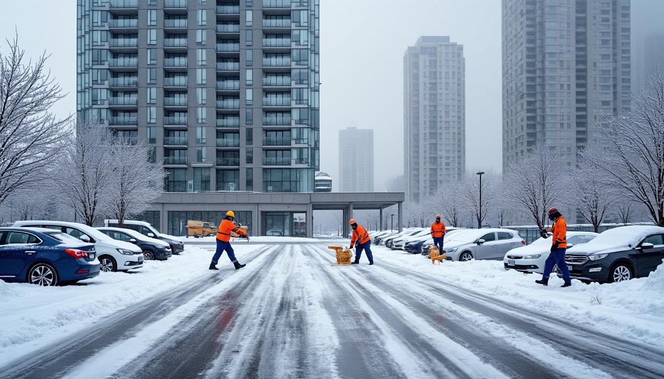 découvrez qui est responsable du déneigement du parking en copropriété et quelles sont les obligations des copropriétaires et du syndic pour assurer la sécurité durant l'hiver.