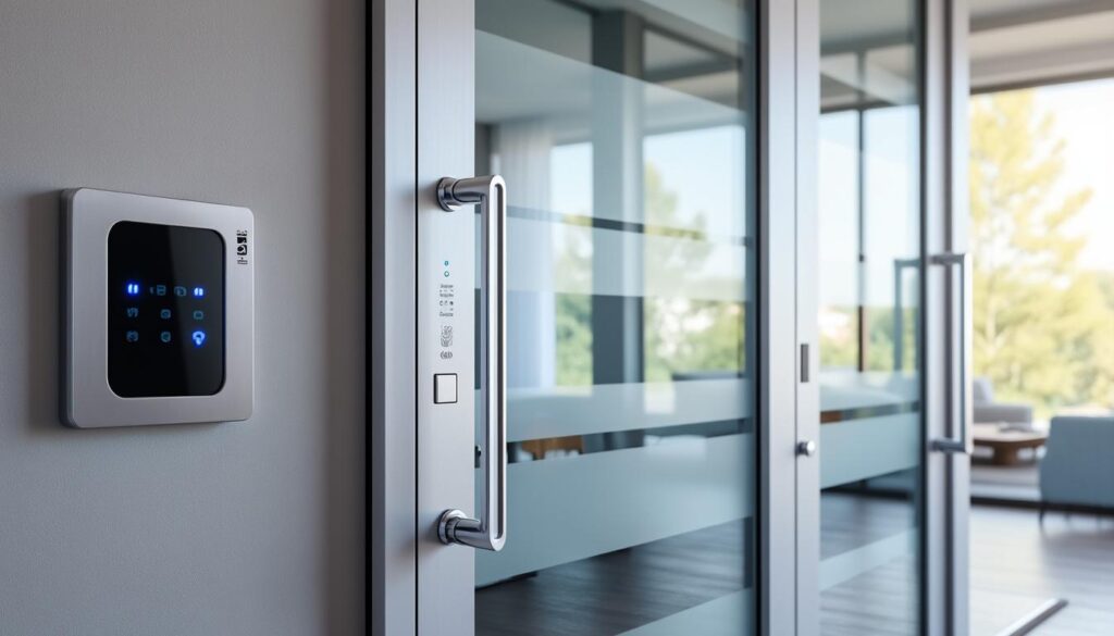 améliorez la protection de votre porte-fenêtre avec nos verrous innovants et systèmes d'alarme performants, pour une sécurité renforcée et une tranquillité d'esprit assurée.