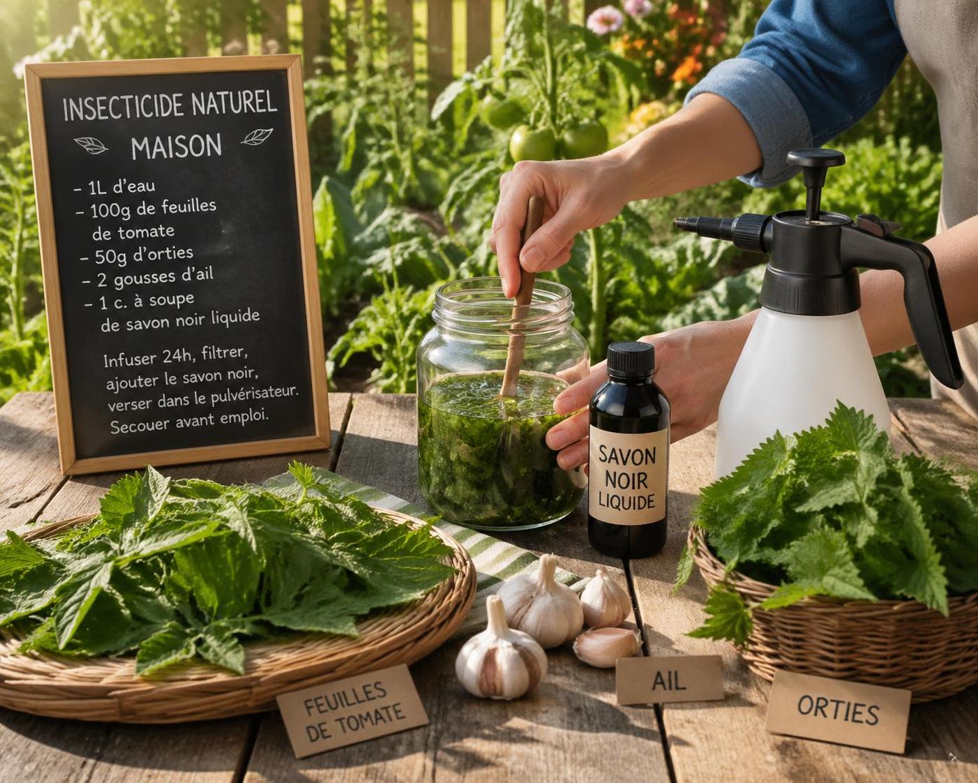 découvrez 8 recettes d'insecticides maison efficaces pour combattre pucerons, cochenilles et moucherons. des solutions naturelles et faciles à préparer pour protéger vos plantes.