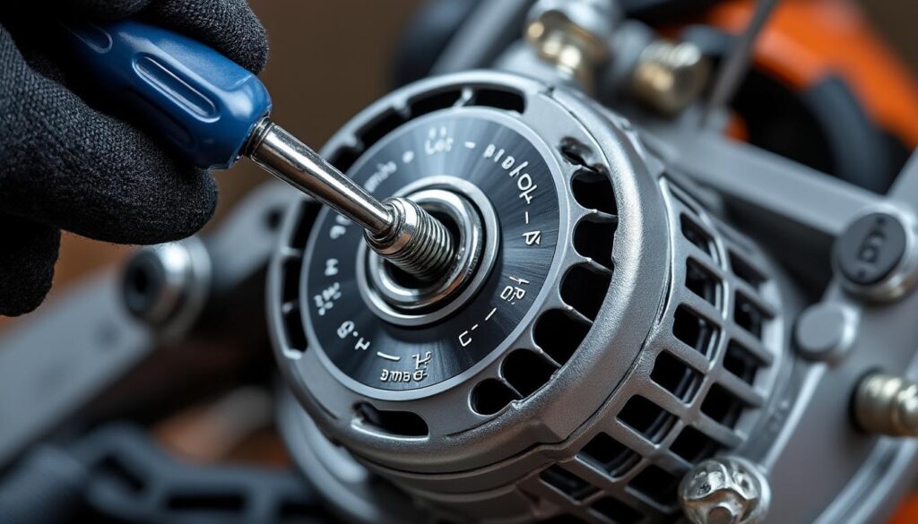 découvrez la procédure complète pour régler les vis h et l du carburateur de votre tronçonneuse et retrouver ses performances optimales facilement.