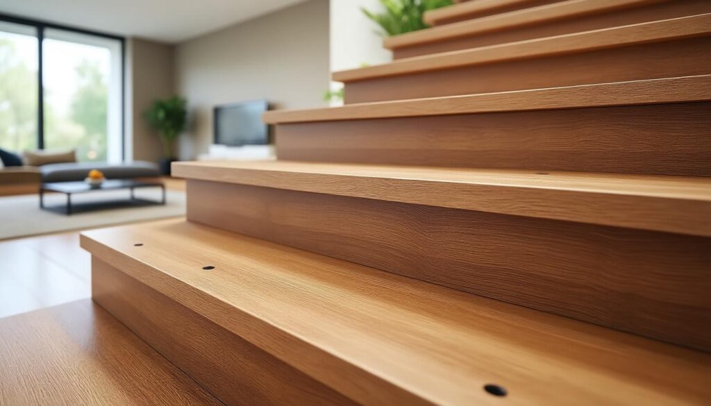 découvrez notre guide complet pour choisir, poser et entretenir un revêtement d'escalier en bois, alliant esthétisme, durabilité et sécurité.