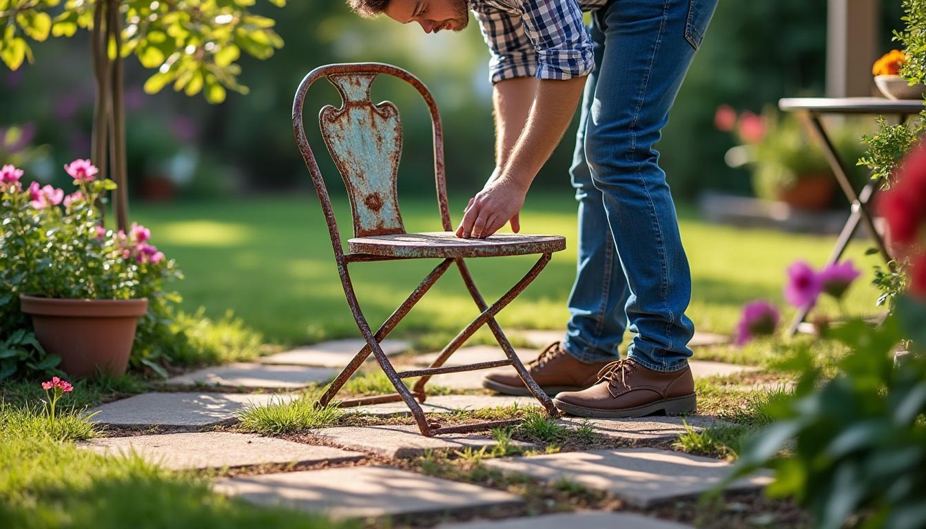 Rouille superficielle ou tenace : découvrez les techniques efficaces pour restaurer vos meubles de jardin 2 apprenez à identifier et traiter la rouille superficielle ou tenace sur vos meubles de jardin grâce à des techniques efficaces pour les restaurer et prolonger leur durée de vie.