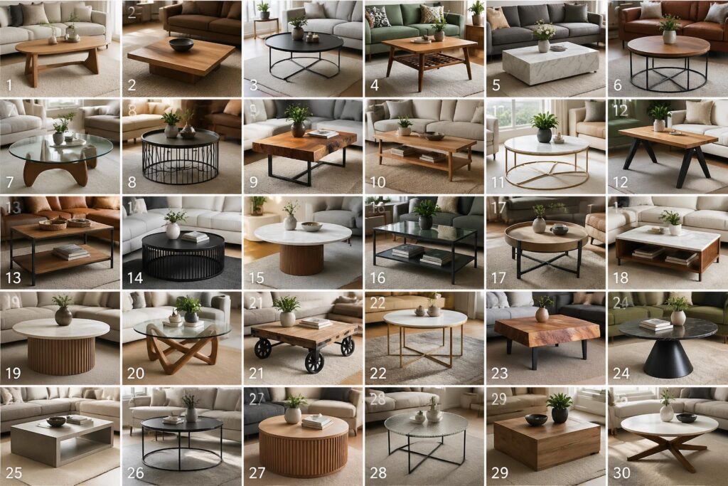 découvrez 30 inspirations élégantes de tables basses pour salon, adaptées à tous les styles et budgets, pour sublimer votre espace de vie avec goût et praticité.