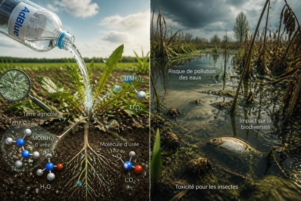 découvrez ce que révèle la chimie sur l'utilisation d'adblue comme désherbant et les risques potentiels associés à cette pratique.