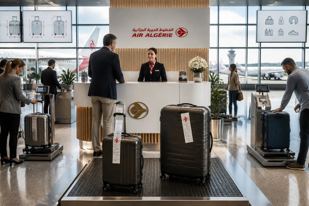 découvrez tout sur la franchise bagage air algérie, les dimensions autorisées et nos conseils pratiques pour un embarquement sans souci.