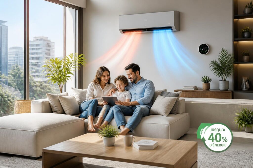 découvrez nos solutions de climatisation réversible économiques et efficaces pour réduire votre facture d'énergie jusqu'à 40%. confort optimal toute l'année à moindre coût.