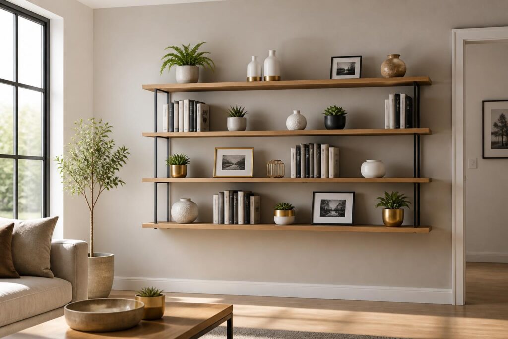 découvrez comment installer facilement une étagère élégante pour sublimer votre mur de salon. suivez nos conseils pratiques pour un décor moderne et harmonieux.