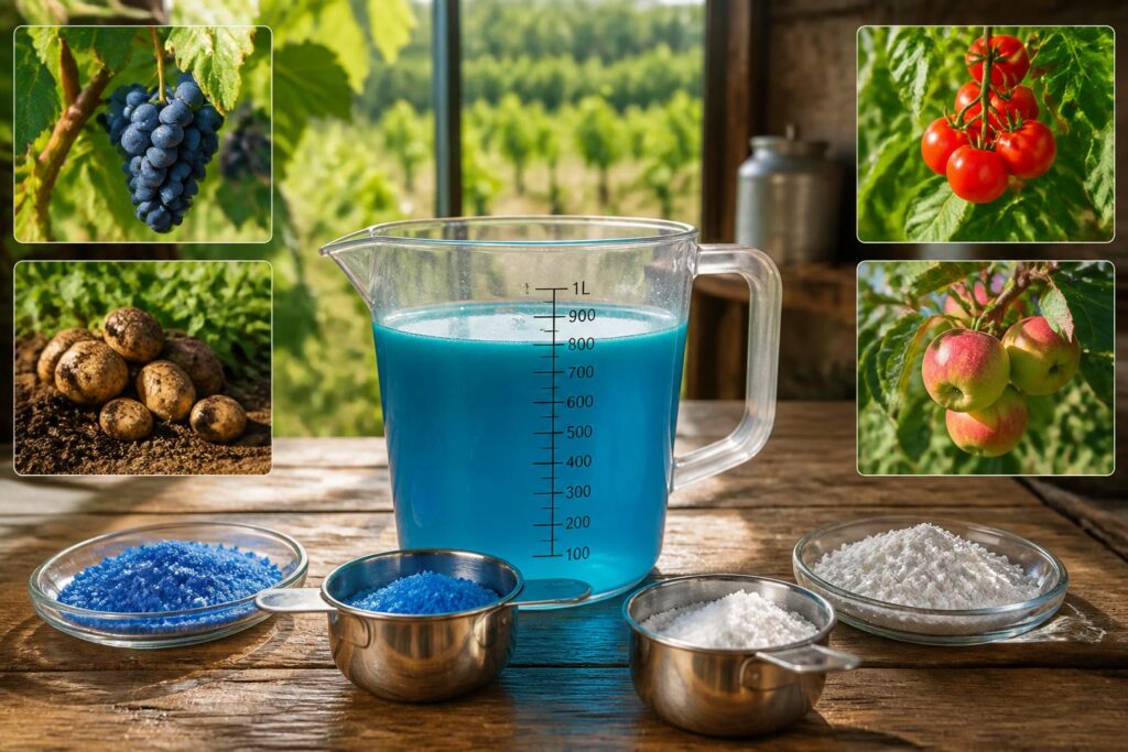 découvrez les proportions exactes pour doser la bouillie bordelaise dans 1 litre d'eau, adaptées à chaque type de culture pour un traitement optimal.