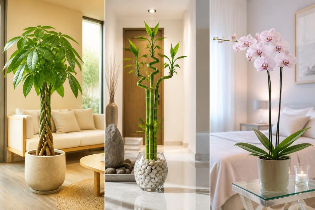 découvrez le guide feng shui incontournable pour harmoniser chaque pièce de votre maison avec des plantes comme la pachira, le bambou et l'orchidée. apprenez à équilibrer énergie et décoration naturelle pour un intérieur serein et revitalisant.