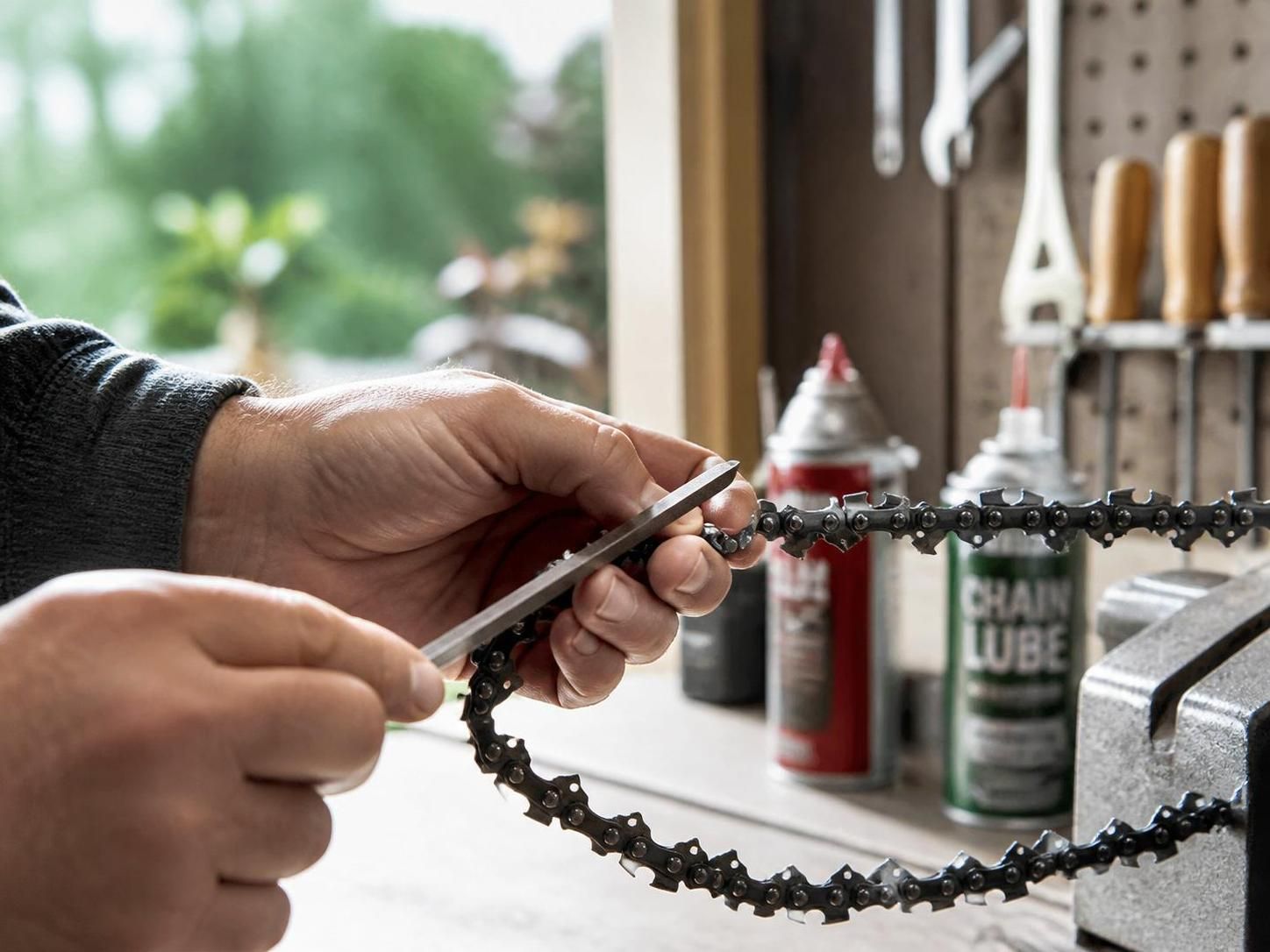 Comment affûter une chaîne de tronçonneuse : angles, outils et procédure complète 2 découvrez comment affûter efficacement une chaîne de tronçonneuse grâce à notre guide complet couvrant les angles idéaux, les outils nécessaires et la procédure étape par étape.