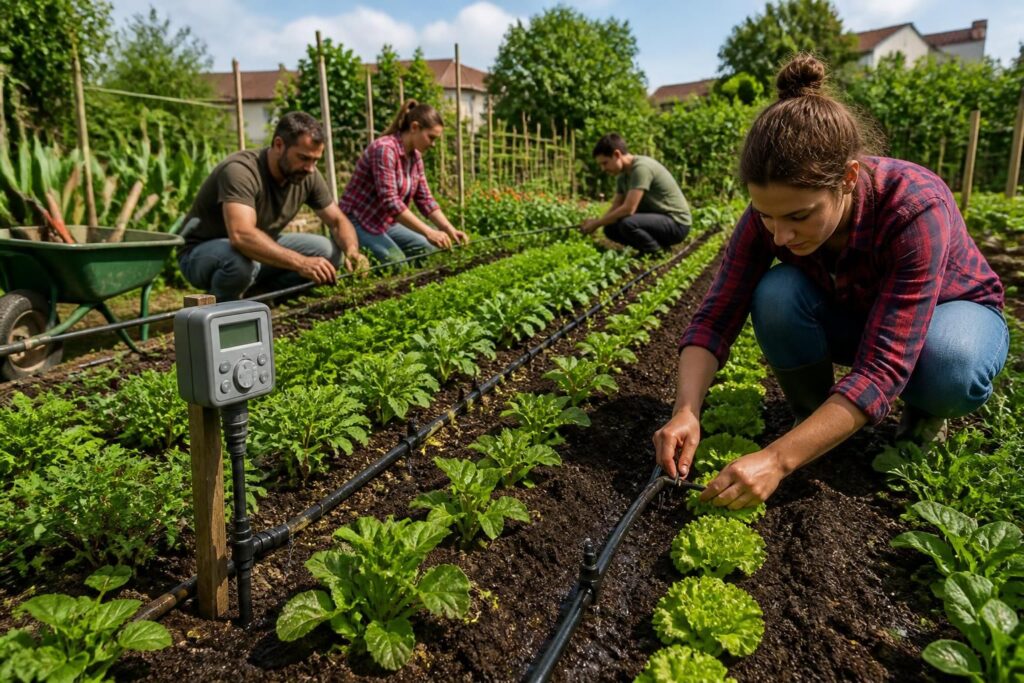 découvrez comment installer un système d'arrosage automatique économique pour votre potager et optimisez l'utilisation de l'eau tout en facilitant l'entretien de vos cultures.