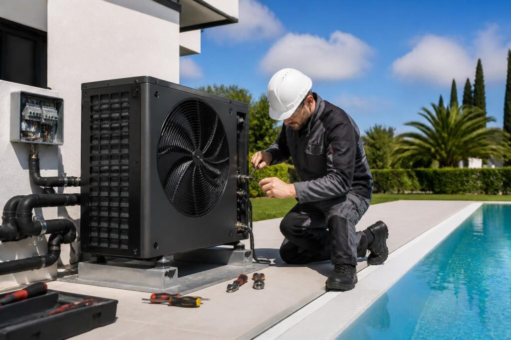 découvrez les étapes clés à anticiper pour l'installation d'une pompe à chaleur pour piscine et profitez d'une eau chauffée toute l'année en toute sérénité.