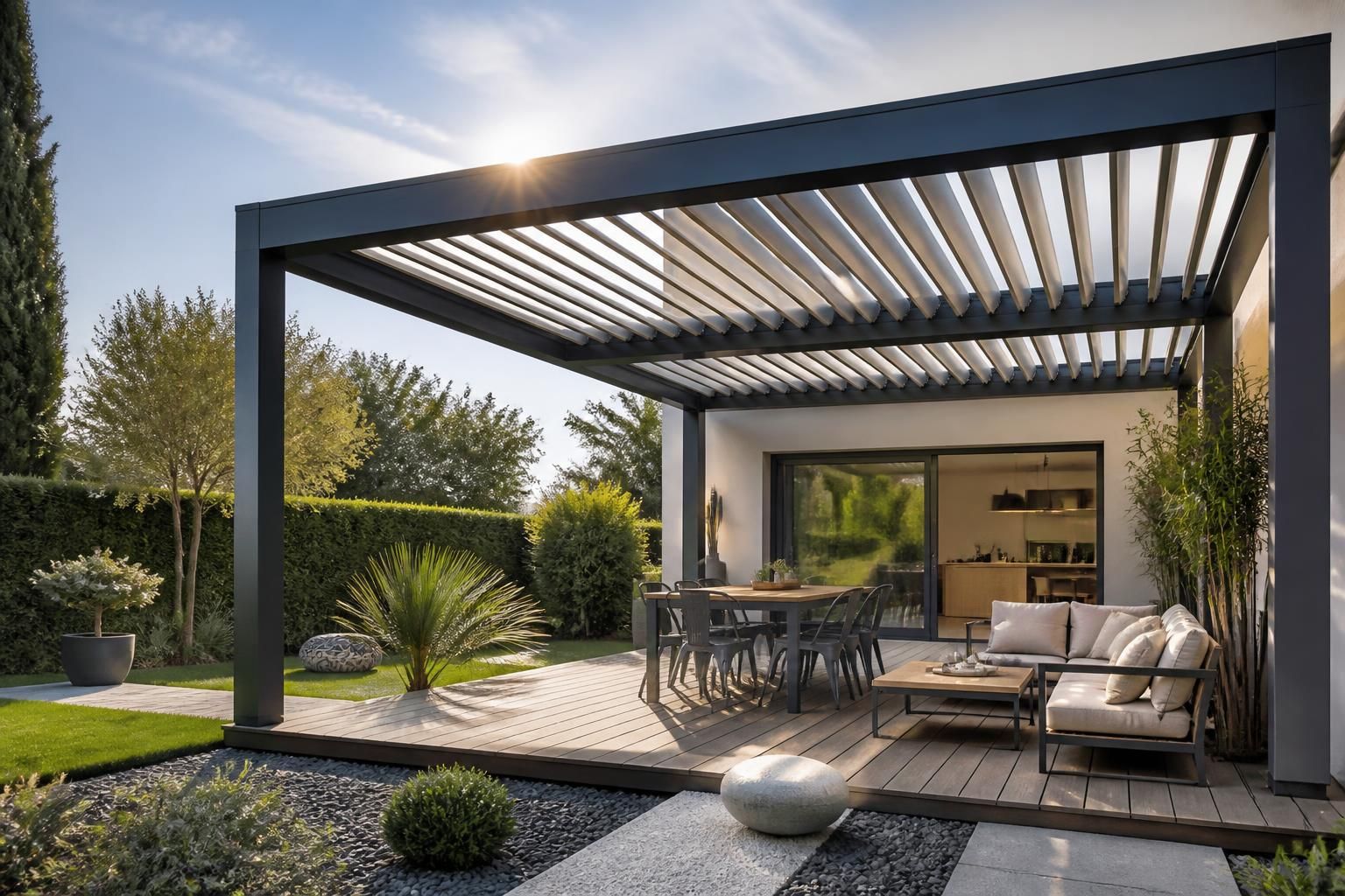 Pergola bioclimatique : quel budget prévoir pour un projet clé en main ? 2 découvrez quel budget prévoir pour une pergola bioclimatique clé en main, incluant conception, installation et conseils pour un projet réussi.