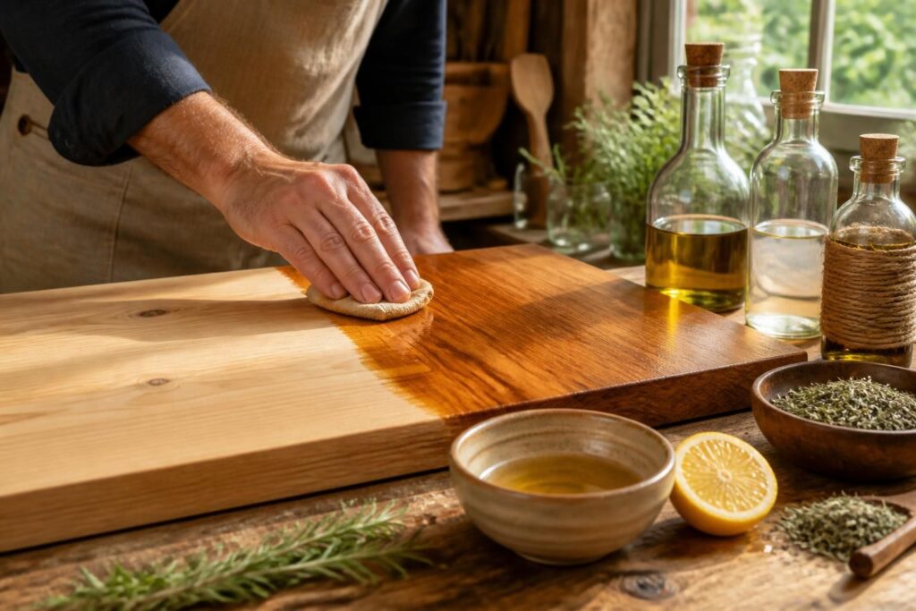 découvrez comment un mélange maison simple et naturel peut révéler l'éclat authentique du bois sans utiliser de produit miracle.