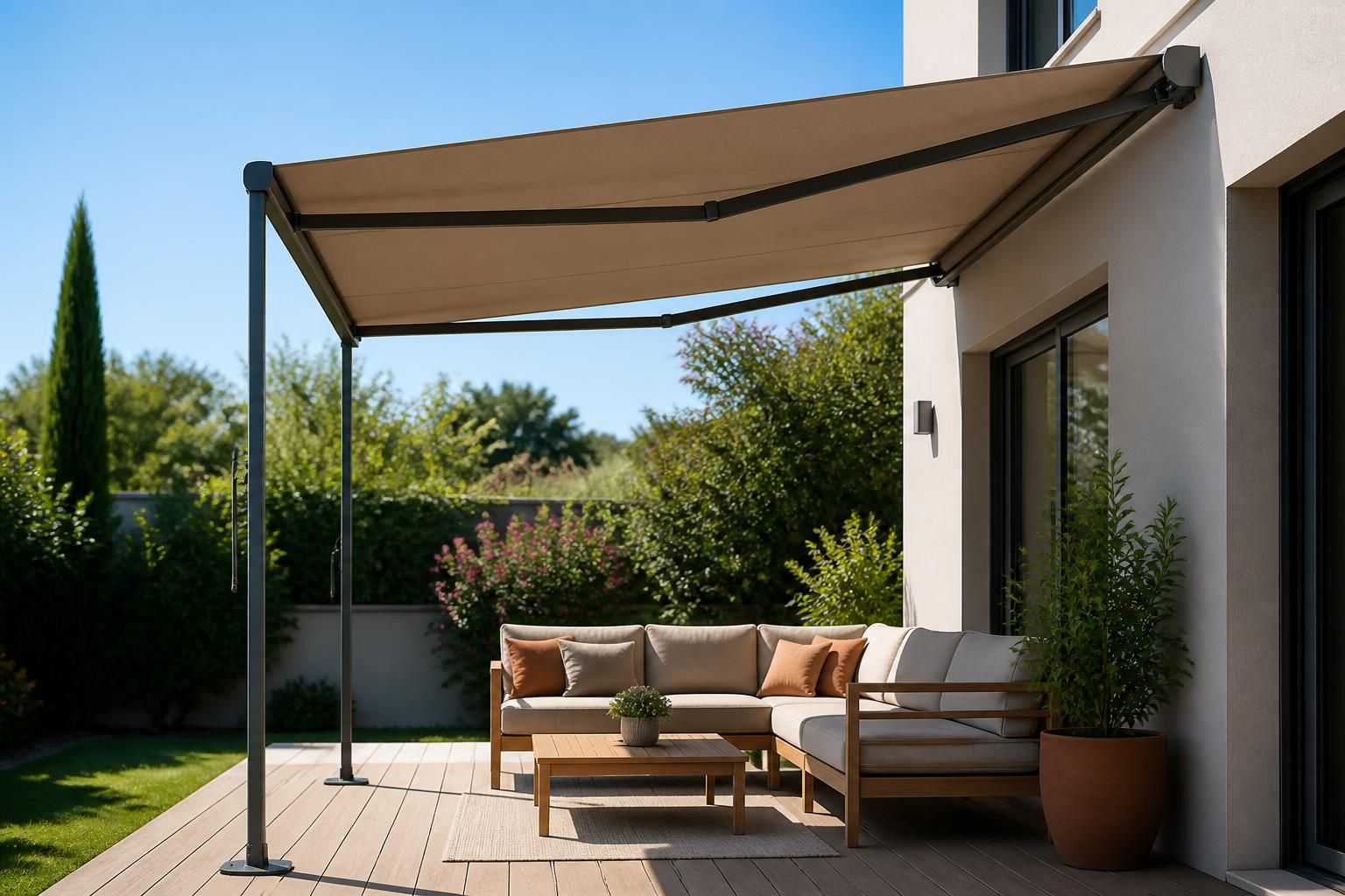 découvrez le store banne sur pied, la solution idéale pour profiter de votre extérieur sans percer vos murs. facile à installer et adaptable à tous les espaces.