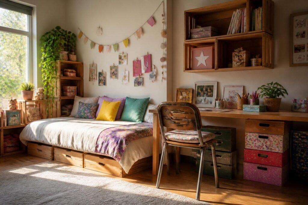 découvrez des idées ingénieuses pour transformer la chambre de votre enfant sans dépenser un centime en nouveaux meubles, en optimisant l'espace et en recyclant ce que vous avez déjà.