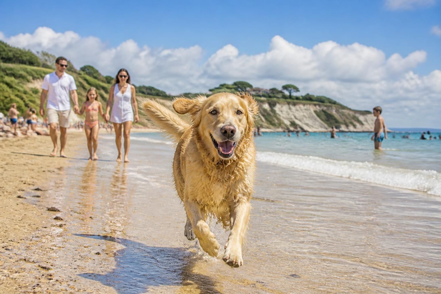 découvrez notre guide des plages françaises où vos chiens sont les bienvenus même en haute saison estivale, pour des vacances réussies en famille.