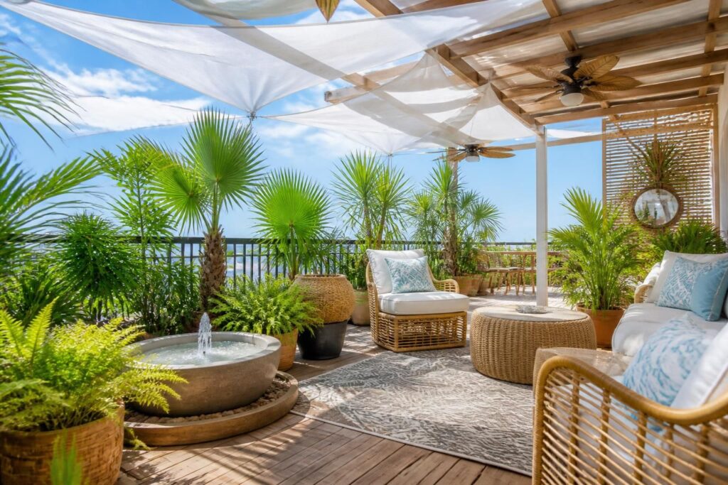 découvrez des astuces simples et efficaces pour garder votre balcon plein sud frais et agréable tout au long de la journée, même pendant les fortes chaleurs.