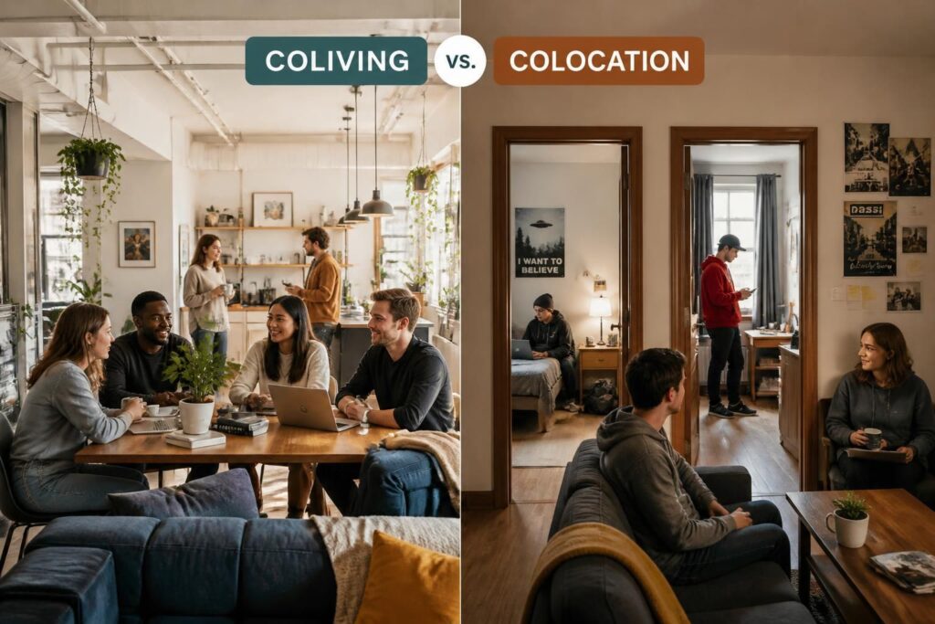découvrez les différences essentielles entre coliving et colocation, deux modes de vie partagés qui révolutionnent l'habitat collectif. guide complet pour choisir ce qui vous convient.