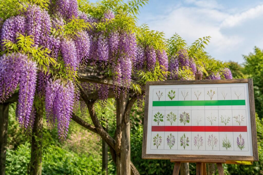 découvrez le calendrier parfait pour tailler votre glycine au bon moment, afin de favoriser une floraison abondante sans risquer de l'endommager.