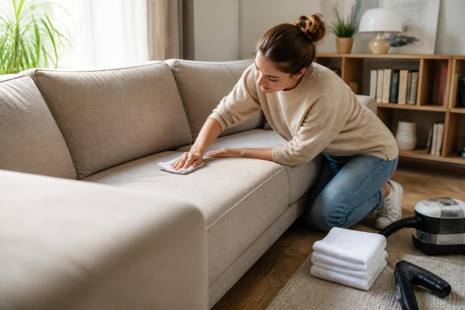 Nettoyage délicat : astuces pour laver un canapé en tissu non déhoussable sans laisser de traces 2 découvrez nos astuces efficaces pour nettoyer un canapé en tissu non déhoussable sans laisser de traces et préserver son éclat avec un nettoyage délicat.