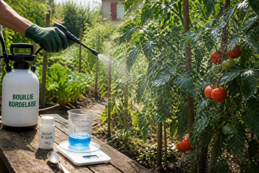découvrez notre guide pratique pour traiter vos tomates avec la bouillie bordelaise : dosages optimaux, fréquence d'application et conseils pour un potager sain et productif.