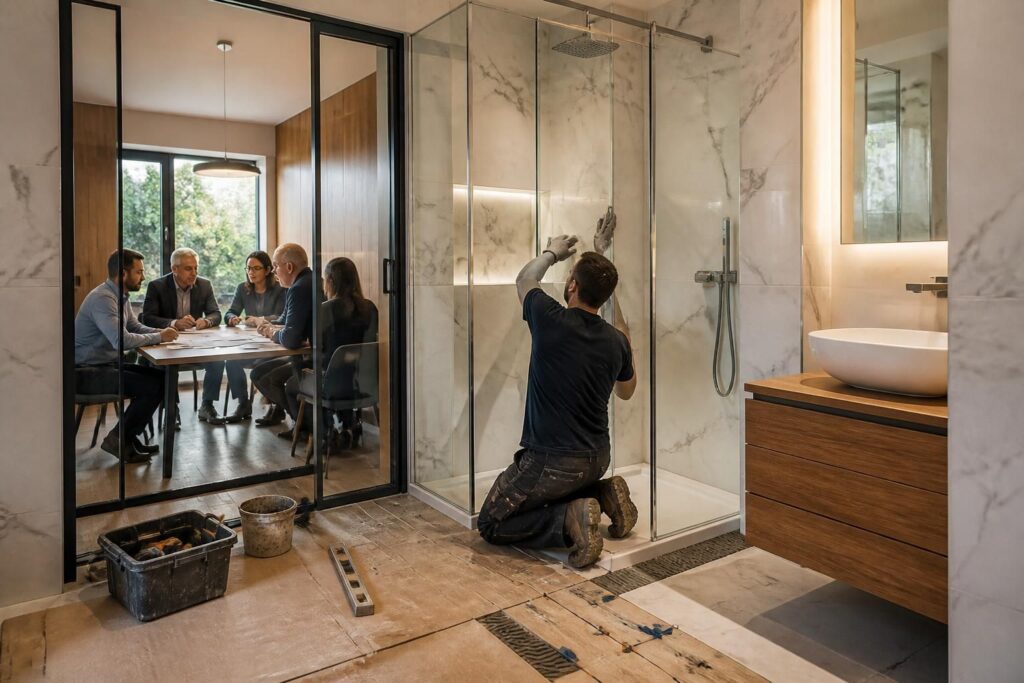 découvrez quand il est nécessaire de consulter la copropriété avant de commencer la rénovation de votre salle de bain pour respecter les règles et éviter les conflits.