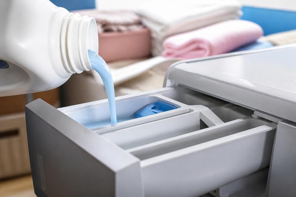 découvrez où verser l’adoucissant dans votre machine à laver pour obtenir un linge parfaitement doux grâce à notre guide pratique simple et efficace.