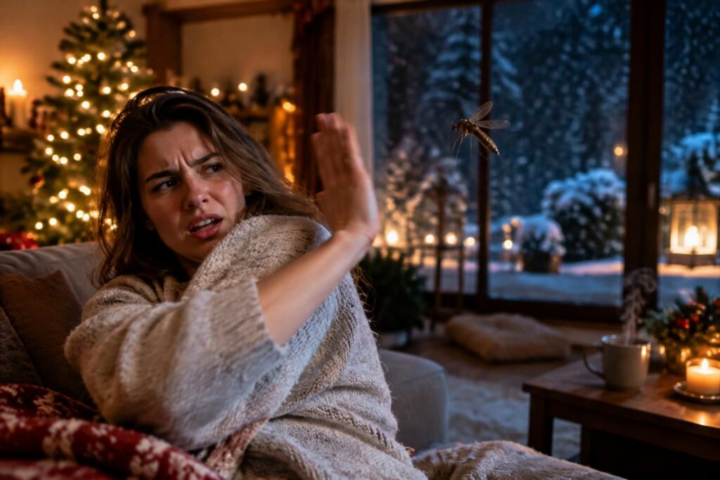 même en décembre, les moustiques peuvent encore gâcher vos soirées jusqu’à noël. découvrez pourquoi ils restent actifs et comment limiter leur présence.